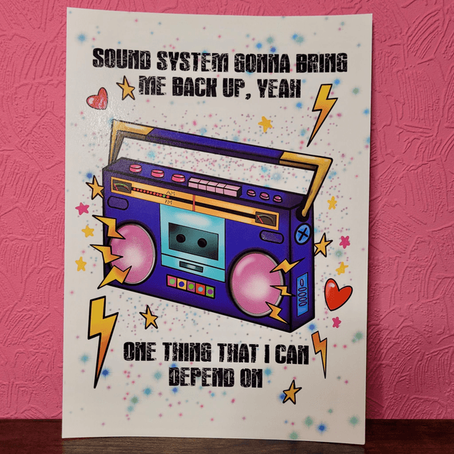 Operation Ivy Sound System A4 Art Print