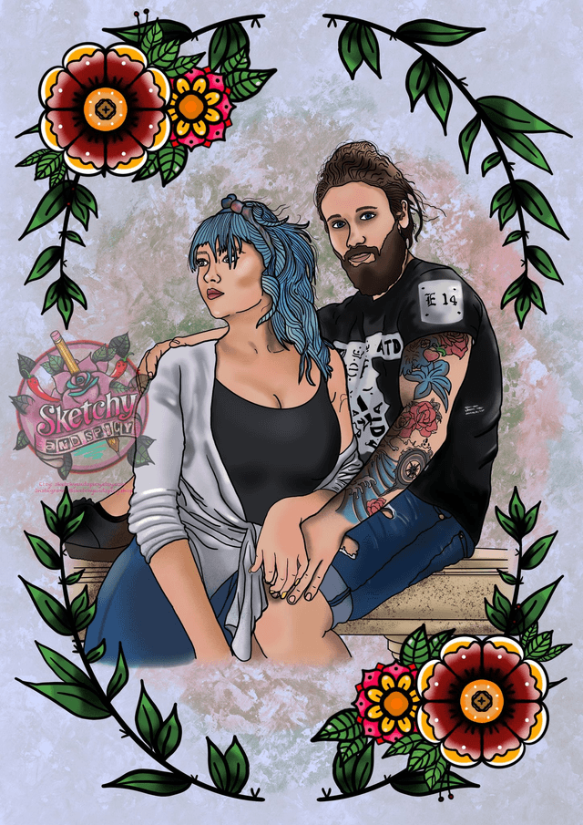 Tattoo Style Custom Portraits