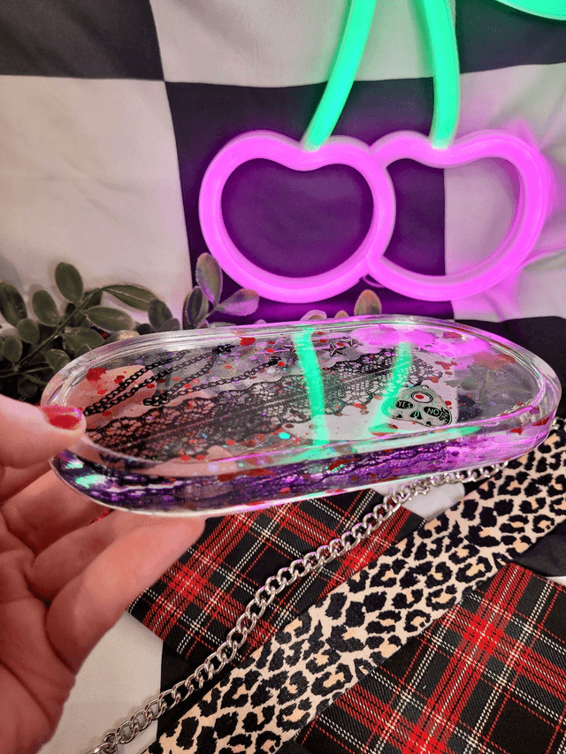 Trinket Tray - Gothic Lace 