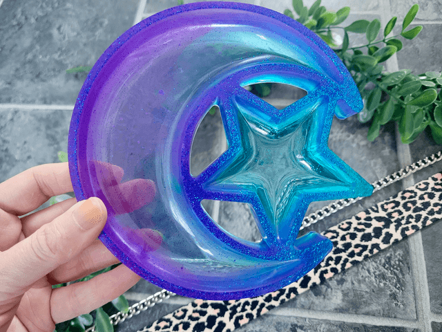 Trinket Tray - Celestial Moon & Star