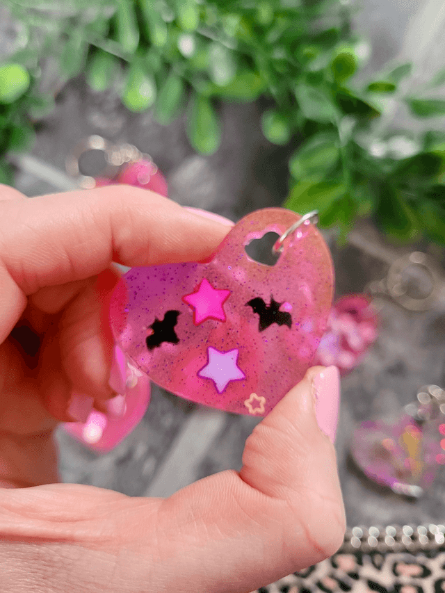 Heart Keyrings - Various Keychain Designs