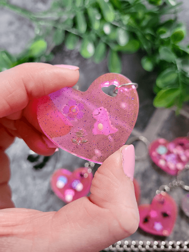 Heart Keyrings - Various Keychain Designs