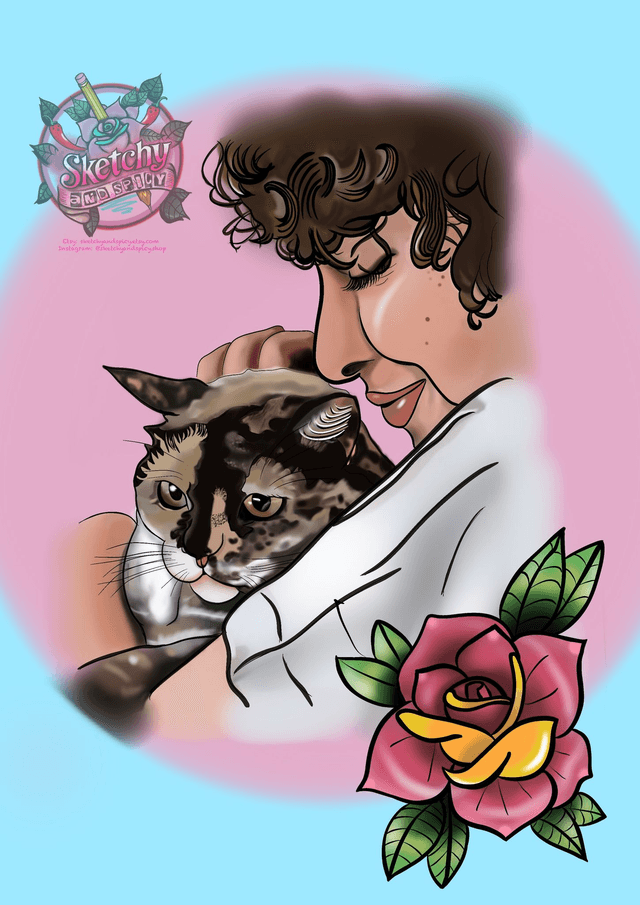 Tattoo Style Custom Portraits