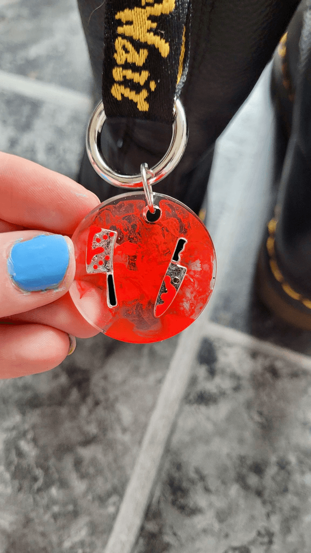 Boot Charms - Bloody Knife Horror Boot Clips