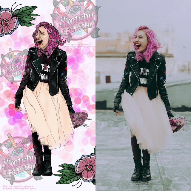 Tattoo Style Custom Portraits