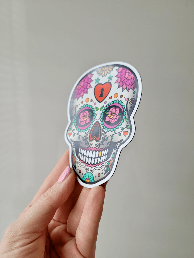 Sugar Skull - Mexican Death Skull -mMagnet