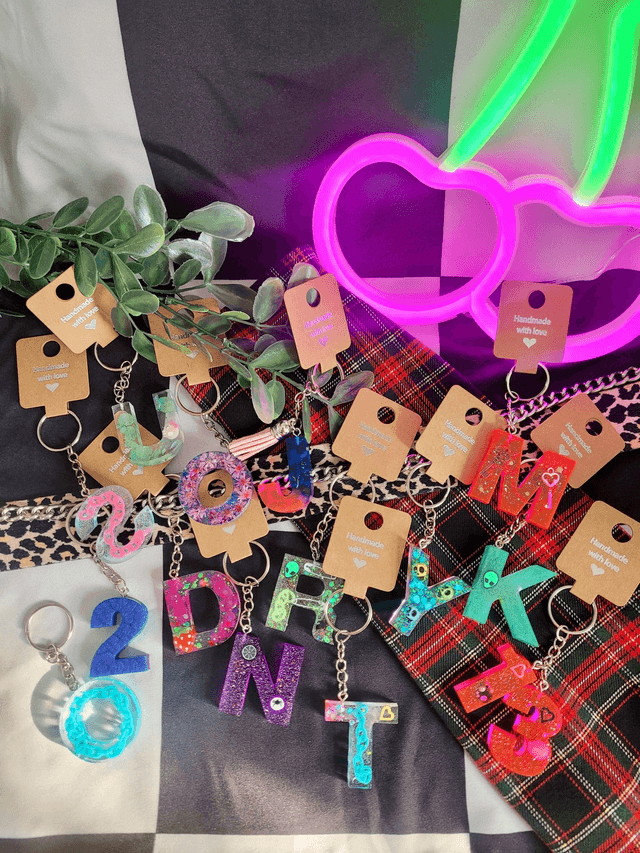 Alternative Letter Keyrings - Various Keychains
