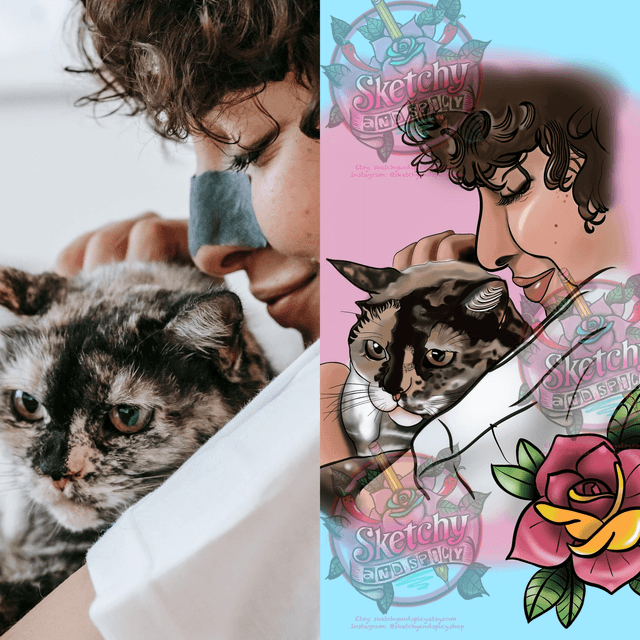 Tattoo Style Custom Portraits