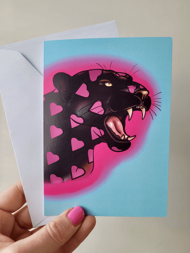 Tattoo Inspired A6 Greeting Cards