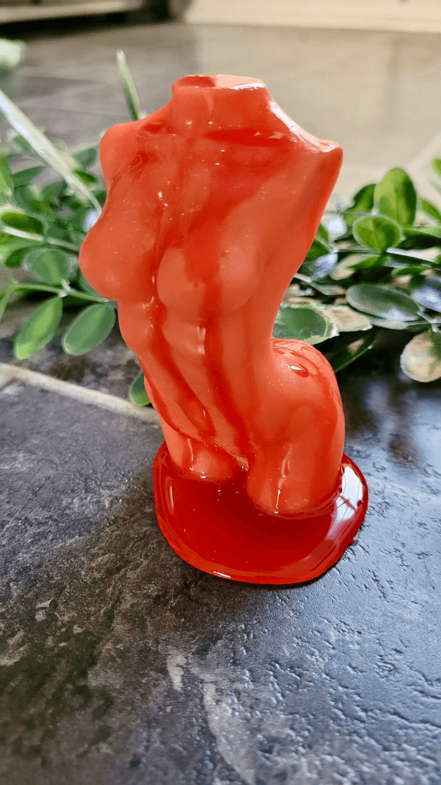 Female Body Ornament - Bloody - Orange Shimmer