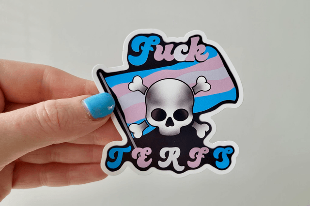 Fuck TERFs Vinyl Sticker