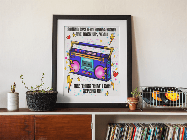 Operation Ivy Sound System A4 Art Print