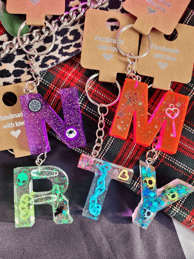 Alternative Letter Keyrings - Various Keychains