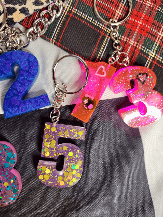 Alternative Number Keyrings - Various Keychains
