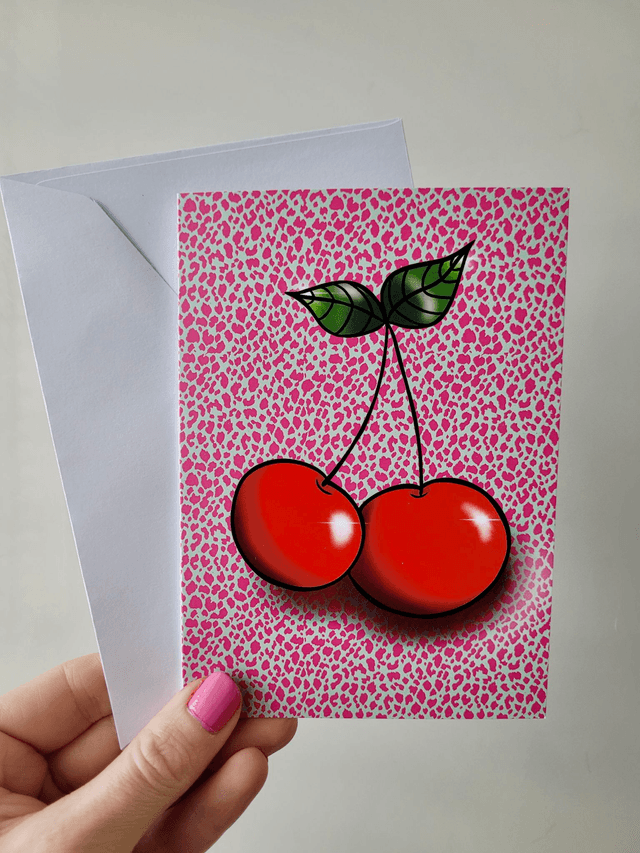 Tattoo Inspired A6 Greeting Cards