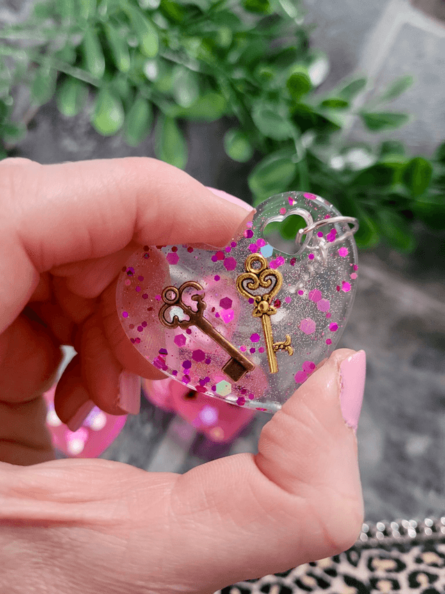 Heart Keyrings - Various Keychain Designs
