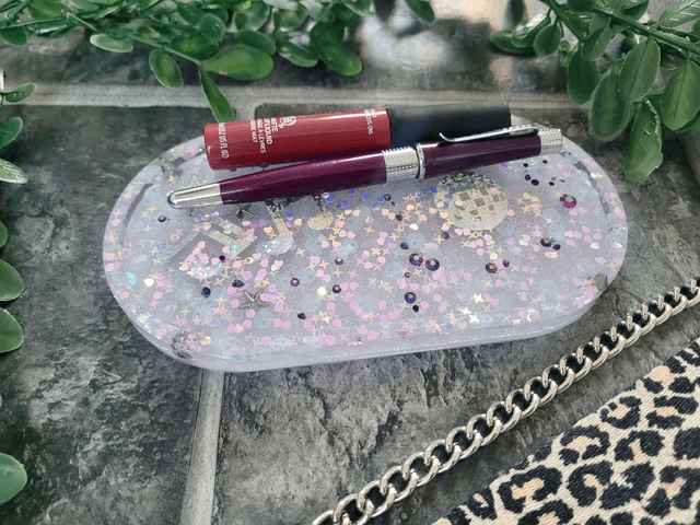 Trinket Tray - Holographic Disco & Music Theme 