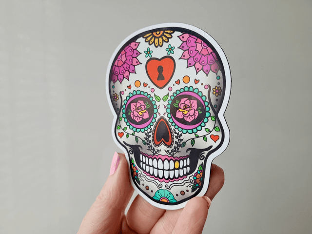 Sugar Skull - Mexican Death Skull -mMagnet