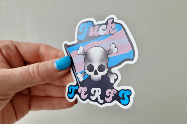 Fuck TERFs Vinyl Sticker