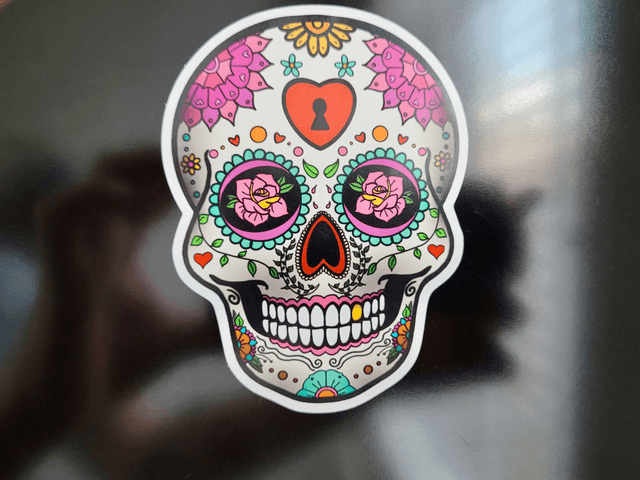 Sugar Skull - Mexican Death Skull -mMagnet