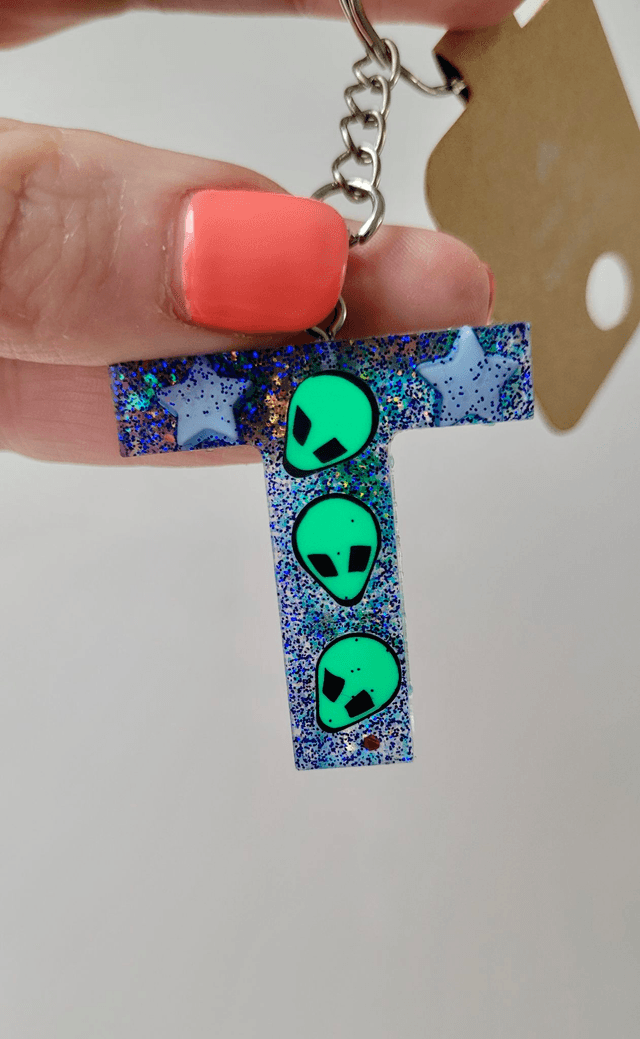Alternative Letter Keyrings - Various Keychains