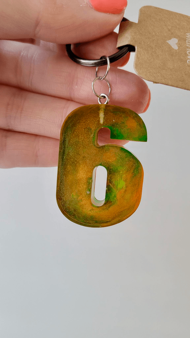 Alternative Number Keyrings - Various Keychains
