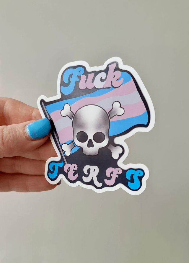 Fuck TERFs Vinyl Sticker