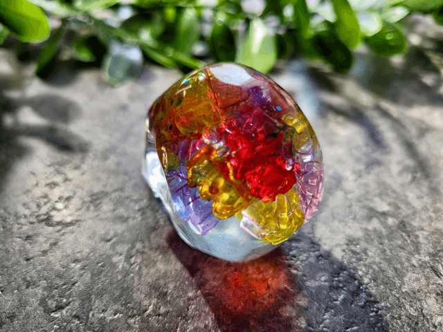 Skull Ornament - Medium -  Gummy Bears