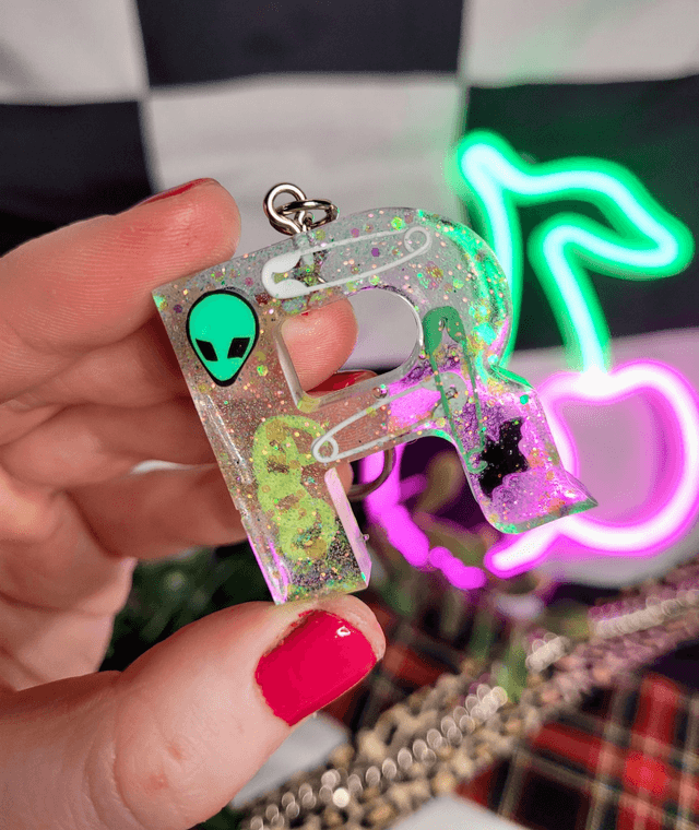 Alternative Letter Keyrings - Various Keychains