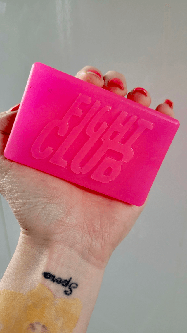 Fight Club Soap Bar Ornament – Handmade Resin Movie Fan Art