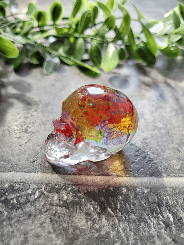 Skull Ornament - Medium -  Gummy Bears