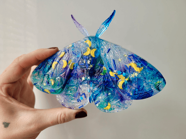 Moth Wall Hanging - Celestial