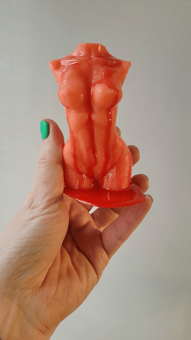 Female Body Ornament - Bloody - Orange Shimmer