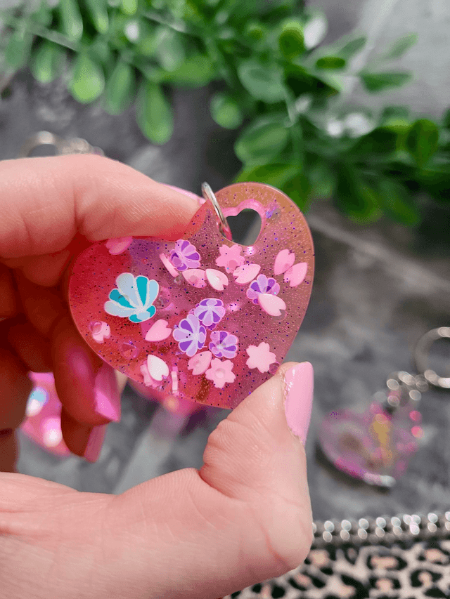 Heart Keyrings - Various Keychain Designs