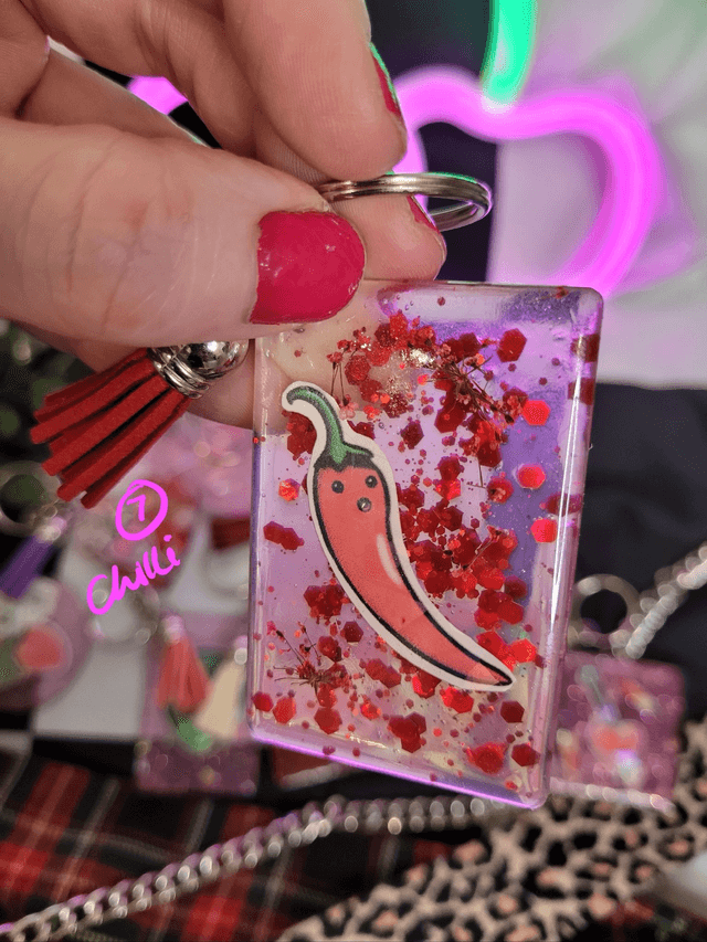 Acrylic Alternative Tattoo Art Keyrings - Various Keychains