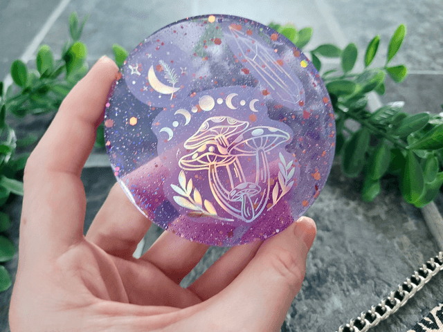 Coaster - Celestial Mushroom Crystal