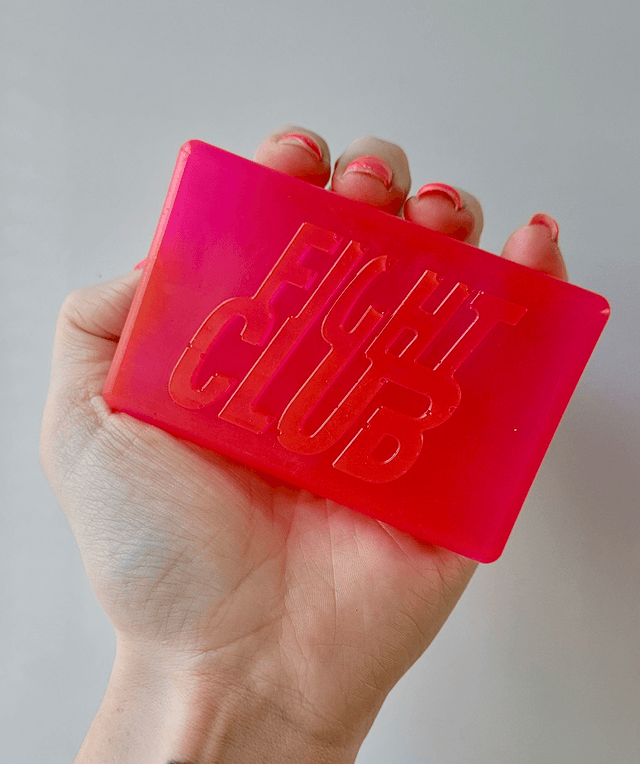 Fight Club Soap Bar Ornament – Handmade Resin Movie Fan Art