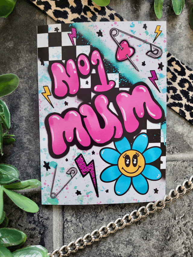 No.1 Mum Greetings Card - A6