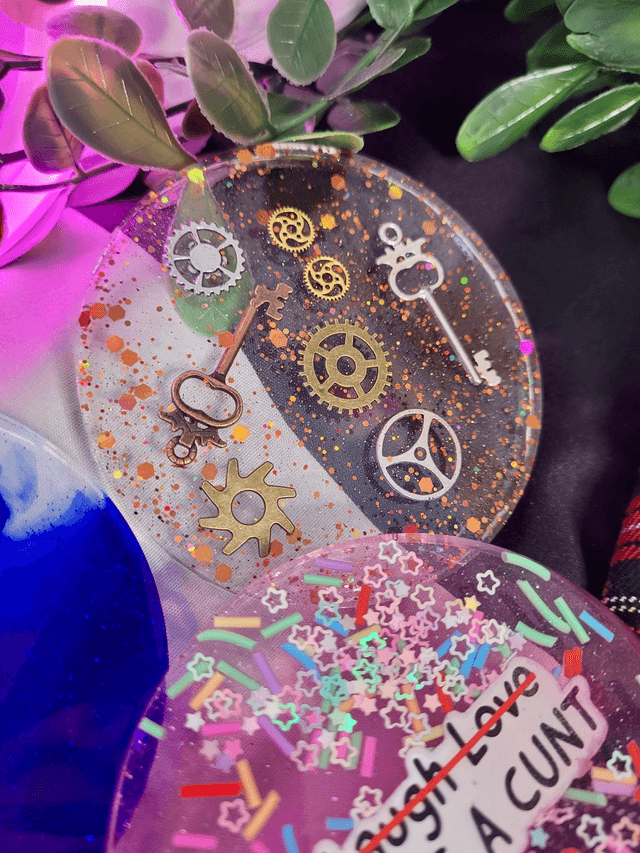 Coasters - Various colour-ways & designs - Alternative, Bold & Unique
