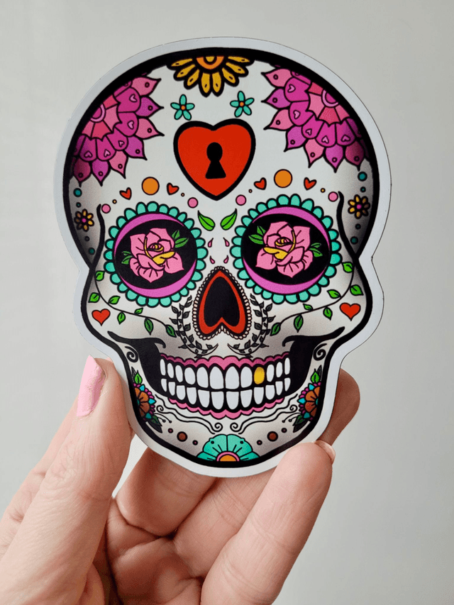 Sugar Skull - Mexican Death Skull -mMagnet