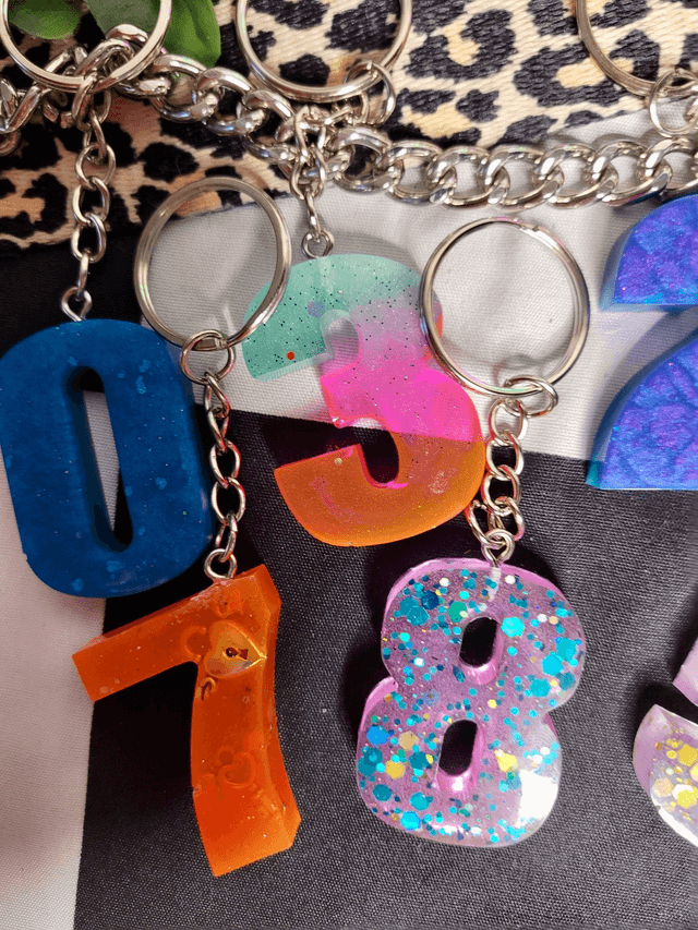 Alternative Number Keyrings - Various Keychains