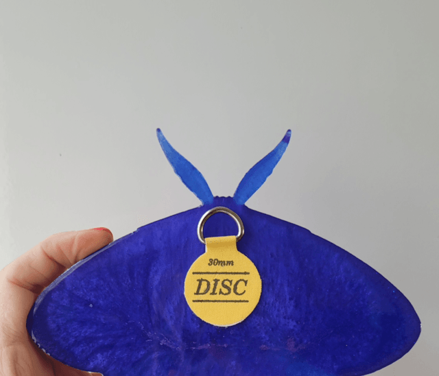 Moth Wall Hanging – Pink and Blue Glitter