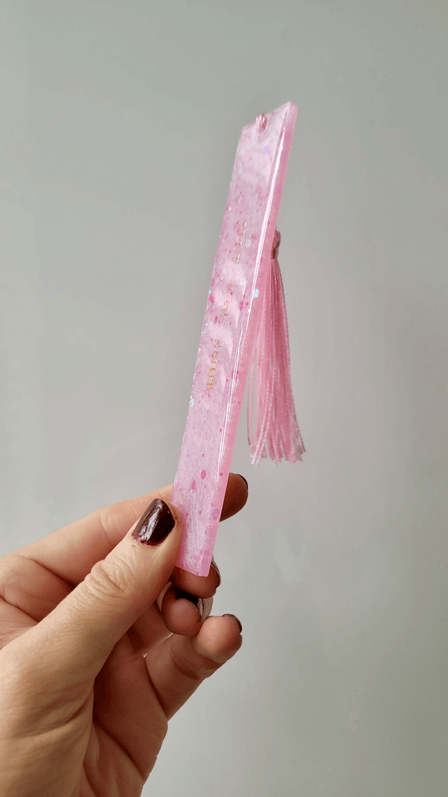 Bookmark - SLUT FOR SMUT - Pink Glitter 
