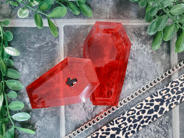 Coffin Trinket Box - Bloody Horror 