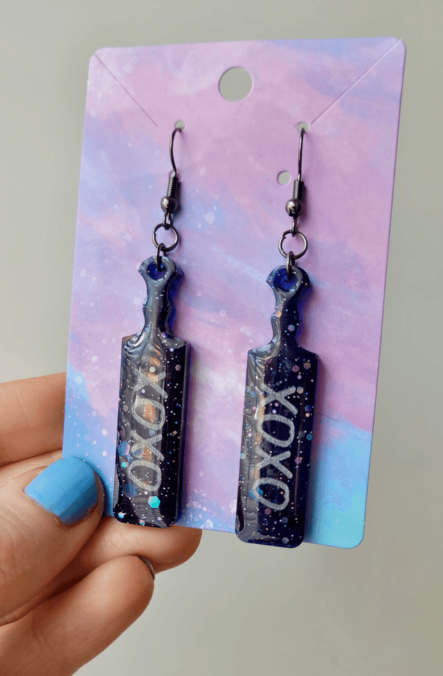 Earrings | XOXO Paddle Earrings - Various Colours | Stainless Steel