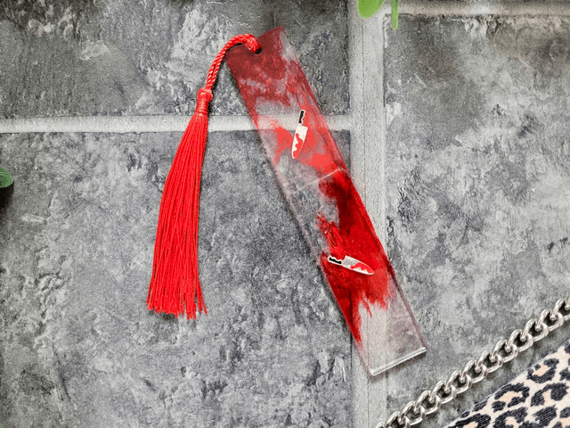 Bloody Knives Bloody Horror Bookmarks with Mini Knife Charms