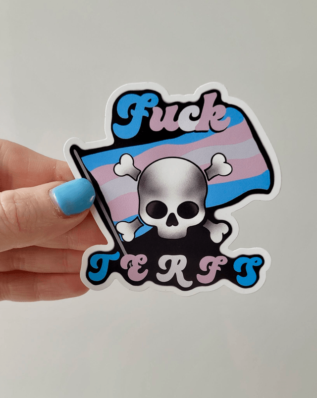 Fuck TERFs Vinyl Sticker