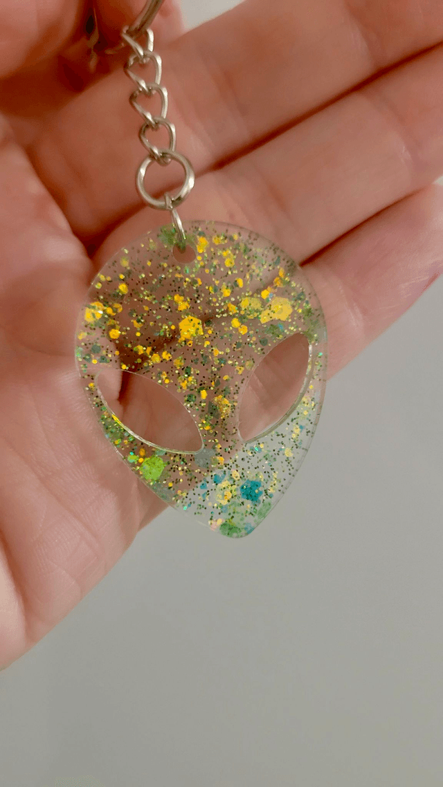 Resin & Acrylic Keyrings - Various Keychains