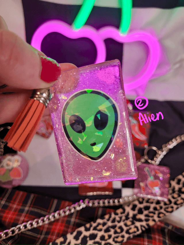 Acrylic Alternative Tattoo Art Keyrings - Various Keychains