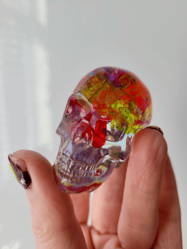 Skull Ornament - Medium -  Gummy Bears
